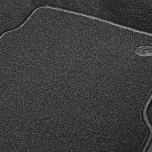 Talne preproge iz velurja spredaj, črne